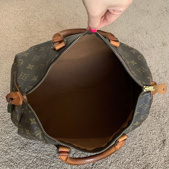 LV1028 Louis Vuitton speedy 35 women's monogram handbag - Picture 4 of 8